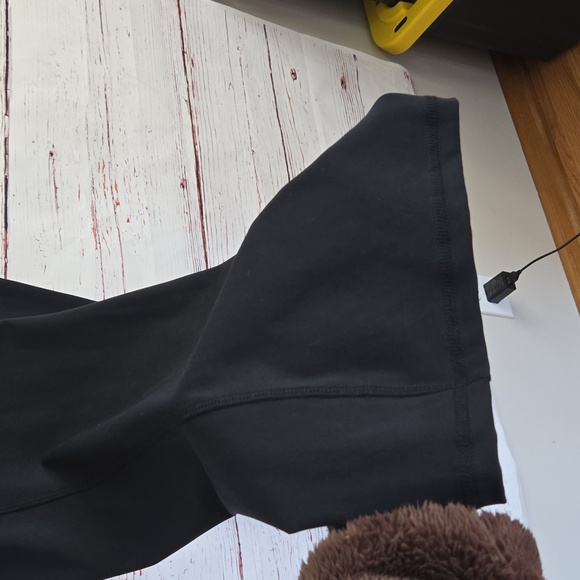 NWT BSP Black Flare Leggings Women’s Size Large Media Pocket Yoga Athletic Pants - Picture 9 of 15